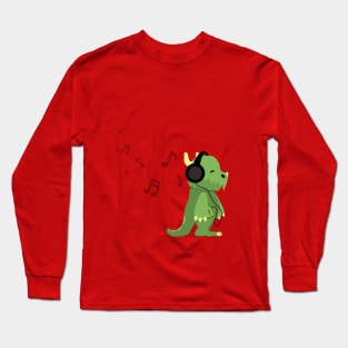 Dinosaur and Jams Long Sleeve T-Shirt